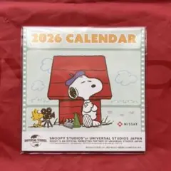 新品 未使用品　スヌーピー 2026年 卓上カレンダー