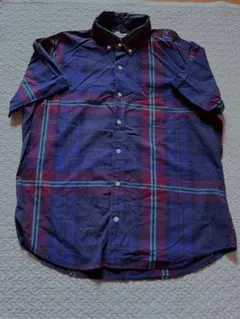 GAP チェック柄 半袖シャツ Lサイズ