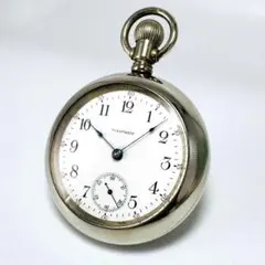 S*d様 【稼働品】Waltham 懐中時計 19ジュエル 手巻き USA K刻 WALTHAM（ウォルサム） ウォルサム彫金入りハンターケース、手巻き