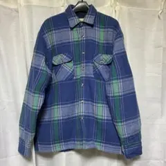 US直輸入　Trail End フランネルシャツジャケット 裏キルティング