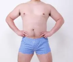 PROPA GANDA ストレッチトランクス ブルー Sサイズ