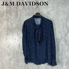 J&M DAVIDSON ペイズリー柄 ボウタイブラウス 8のサムネイル