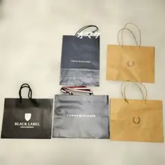 ショップ袋 4枚セット BLACK LABEL TOMMY HILFIGER
