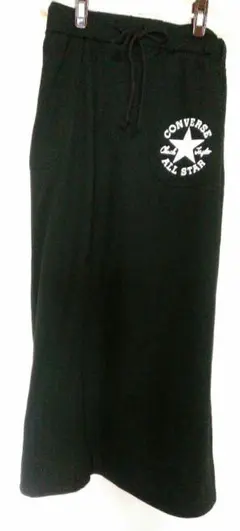 早物勝ち買得大人気【新品CONVERSE☆ALL STAR黒ロングスカート(L】