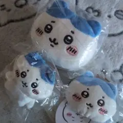 ちいかわ　ハチワレ　おかおチャームとハチワレミニがま口ポーチ