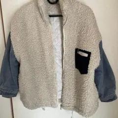 キッズ ボア デニム ジャケット