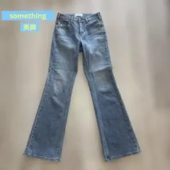 サムシング　somethingフレアデニム ブーツカットデニムのサムネイル