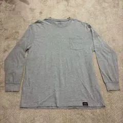 10/10～Dickies ディッキーズ　長袖 Tシャツ グレー XL ポケット