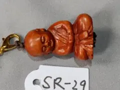 □ミニサイズ□根付　修行をする子坊主の根付SR-29