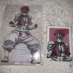 鬼滅の刃 アニプレックスオンラインくじ Cショウ 猗窩座 ビッグアクリルスタンド