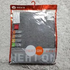 ヒートオン 長袖タートルシャツ メンズ 吸湿発熱 消臭 静電気防止