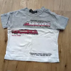 電車グラフィックTシャツ 90