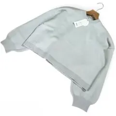 新品✨レプシィム 7Gクロップドプルオーバー アイスグレー ショート丈 肌触り良