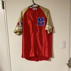 ももクロKANAKO 712 ボタン付きシャツ レッド/ゴールド