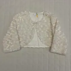 【美品】キャサリンコテージ プードルファー ボレロ 120