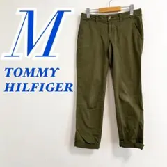 TOMMY HILFIGER グリーン ワークパンツ M　カジュアルコーデ
