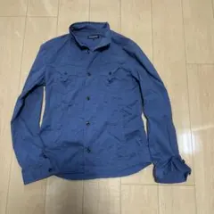 年末セールHIDEAWAYS ダークブルー 長袖シャツ 48