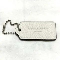 COACH バッグチャーム キーホルダー コーチ ホワイト