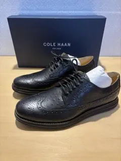 COLE HAAN ルナグランド ロングウィング オーストリッチ型押し