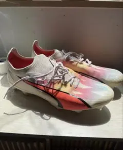 こ*読様 Puma Ultra サッカーシューズ ホワイト/ピンク/オレンジ