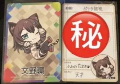 にじさんじチップス 文野環 シークレット 2枚セット②