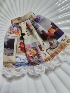 ジョリーフルール様生地　22cmドール服
