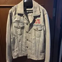 DIESEL ディーゼル　デニムジャケット　ロゴプリント