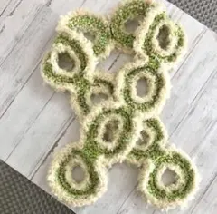 【ファー付きミニマフラー】ハンドメイド