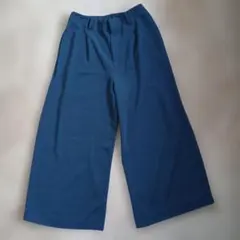 ネイビー ガウチョパンツ