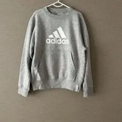 美品！adidas グレー トレーナースウェット130