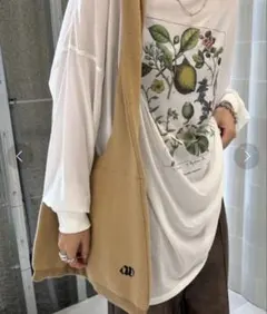 AMERI アメリ ¥14,300 ニットバッグ ベージュ