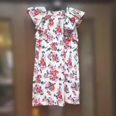 MSGM フリル袖　花柄 ワンピース サイズ40のサムネイル