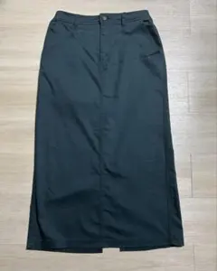 ダークグリーン タイトロングスカート　Lサイズ