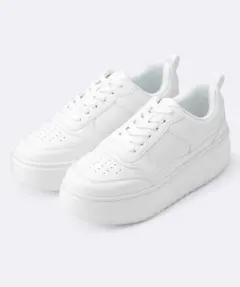 GU　ボリュームソールコートスニーカー　厚底　M