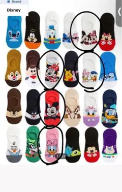 Disney キャラクター ソックス