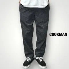 COOKMAN シェフパンツ レオパードイージーパンツ ワークワイドパンツ
