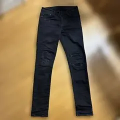 lost shdws ワックスコーティングパンツ レザー フレア デニム lost shdws ワックスコーティングパンツ レザー フレア デニム - メルカリ