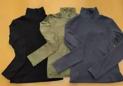 Dazy タートルネック長袖トップス 3色セット Sサイズ