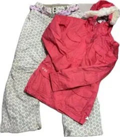 ROXY ロキシースノーボードウェア上下セット レディース ピンク