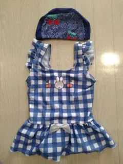 miffy ミッフィー ワンピース水着 100cm スイムキャップ付