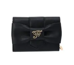 ♡*♡様 Maison de FLEUR リボン付き三つ折り財布 ブラックのサムネイル