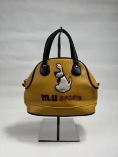 ミエコウエサコ　M.U SPORTS ハンドバッグ エムユースポーツ ゴルフ 犬