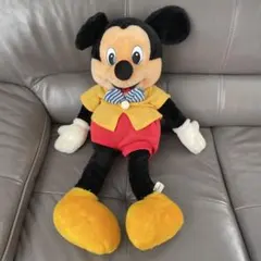 レトロ特大ミッキーマウス　ぬいぐるみ