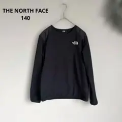 ノースフェイス　ロングスリーブマイクロフリースクルー　ブラック　140