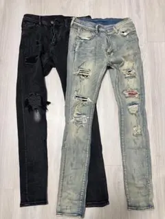 mnml デニム 2本セット 32インチ