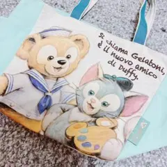 値下げ【ディズニーシー限定】♡ダッフィー♡ジェラトーニ♡トートバック♡現在未発売