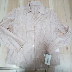 EUREKA KOBE 花柄刺繍 長袖ブラウス M-Lサイズ