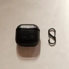 ブラック AirPods 4 イヤホンケース ハードケース