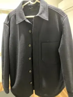 ユニクロ　ダブルフェイスジャケット　ネイビー　M