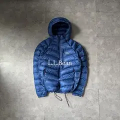 ブルー ダウンジャケット